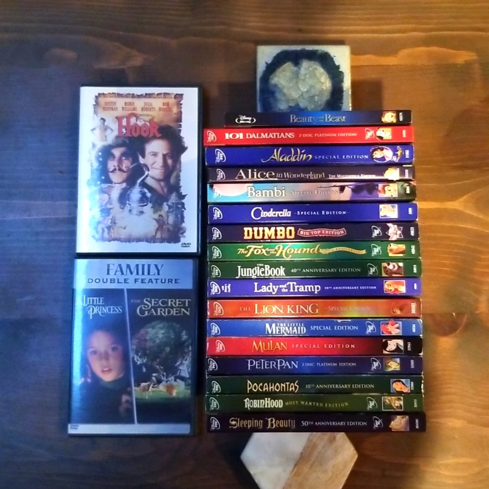 Walt Disney classic DVD lot